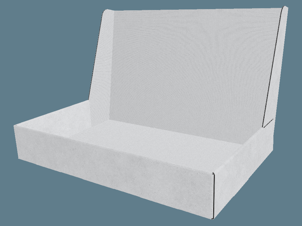 FEFCO 0808 Shelf-Ready Tray / Shipper — Shelf-Ready Packaging & Shippers 3D template by 1Displays