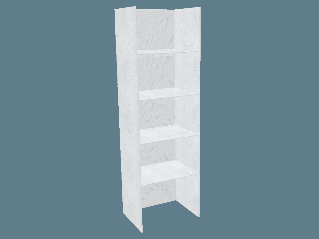 FEFCO 0830 Shelf-Ready Tray / Shipper — Shelf-Ready Packaging & Shippers 3D template by 1Displays