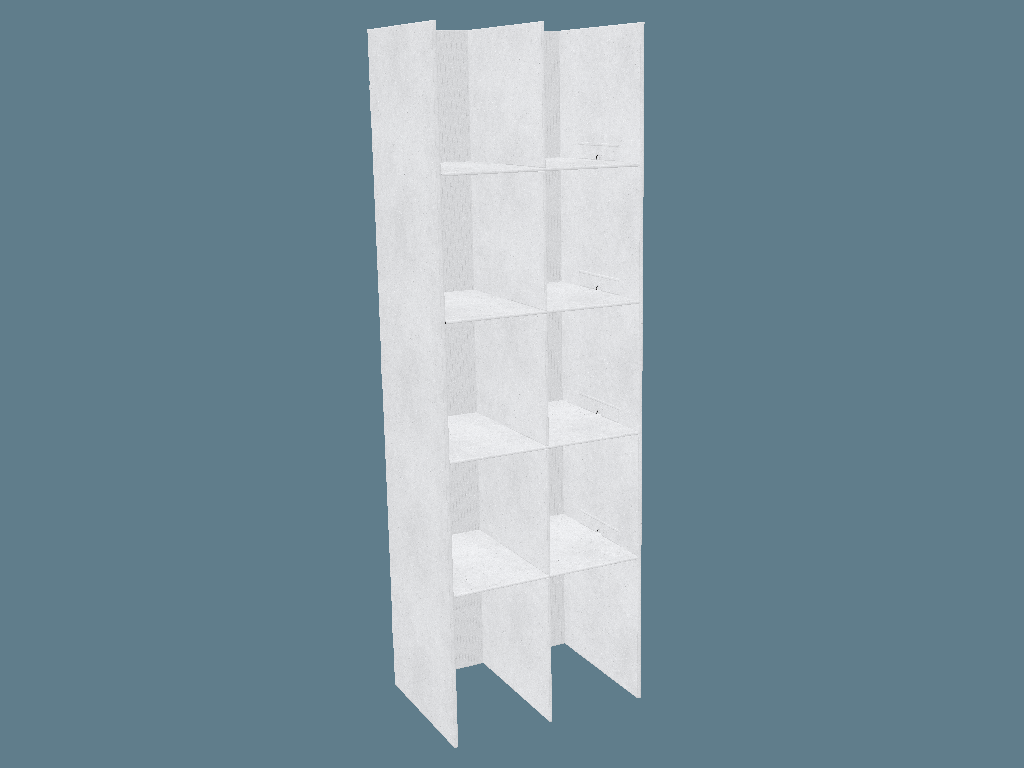 FEFCO 0831 Shelf-Ready Tray / Shipper — Shelf-Ready Packaging & Shippers 3D template by 1Displays