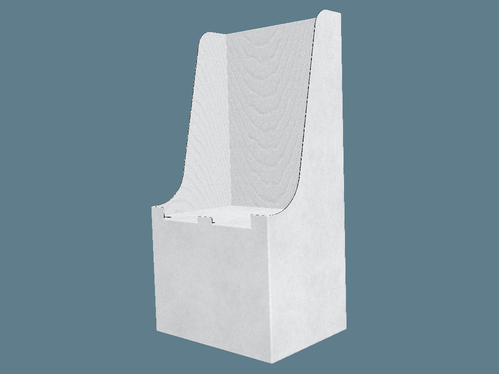 FEFCO 0841 Shelf-Ready Tray / Shipper — Shelf-Ready Packaging & Shippers 3D template by 1Displays
