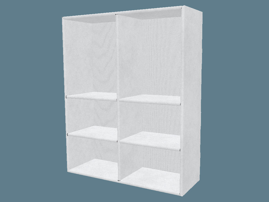 FEFCO 0872 Shelf-Ready Tray / Shipper — Shelf-Ready Packaging & Shippers 3D template by 1Displays