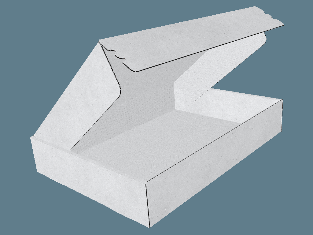 FEFCO 0885 Shelf-Ready Tray / Shipper — Shelf-Ready Packaging & Shippers 3D template by 1Displays