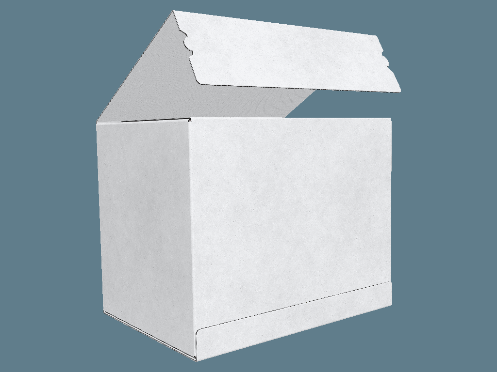 FEFCO 0887 Shelf-Ready Tray / Shipper — Shelf-Ready Packaging & Shippers 3D template by 1Displays