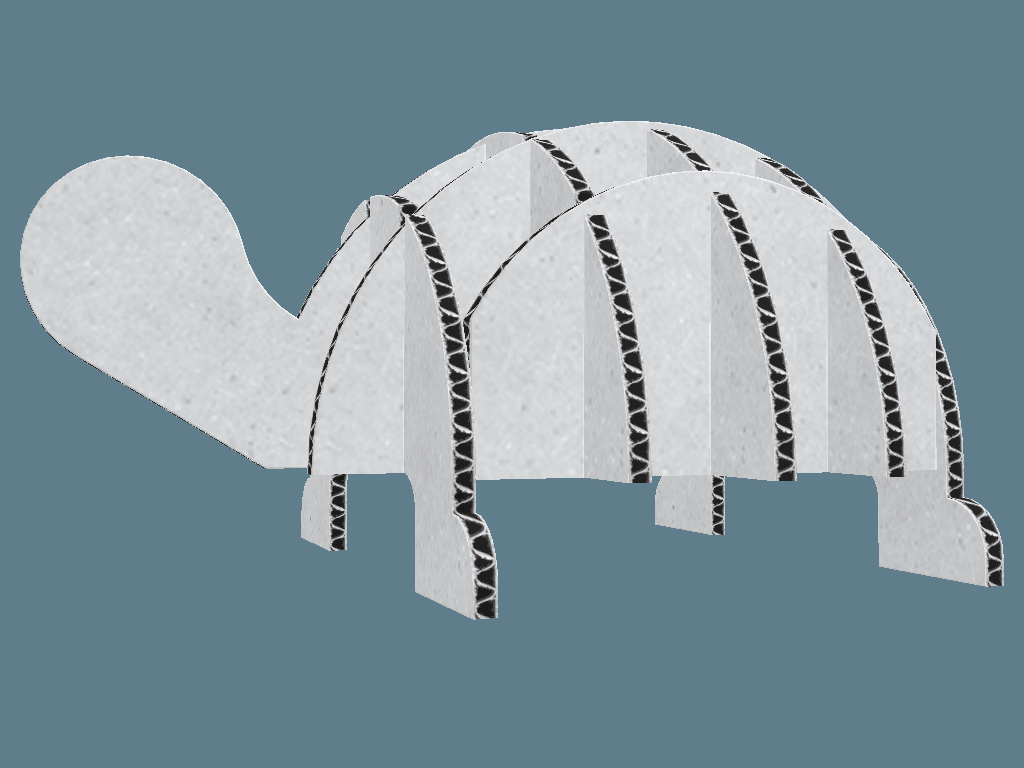 EVC61099 Turtle-Shaped Pencil Holder — Countertop Displays 3D template by 1Displays