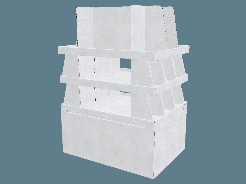 EVC62134 360 Cell Stand Display — Cell & Bin Displays 3D template by 1Displays