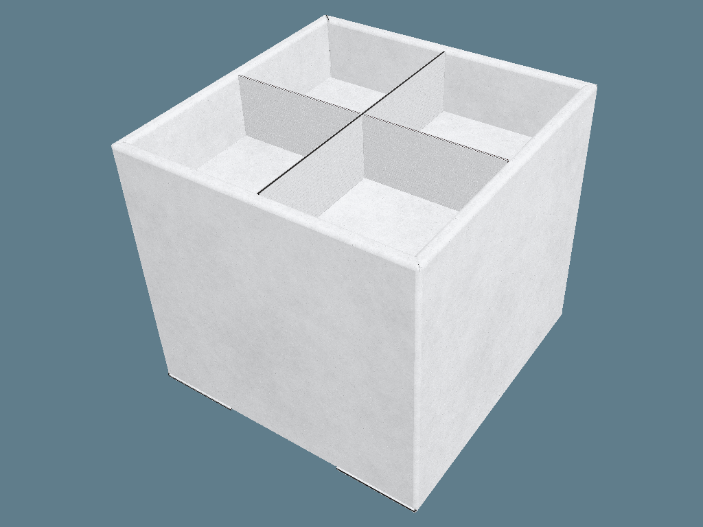 EVC62181 Single-Level Cell Display — Cell & Bin Displays 3D template by 1Displays