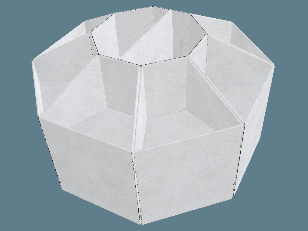 EVC62183 Single-Level Ten Cells Display — Cell & Bin Displays 3D template by 1Displays