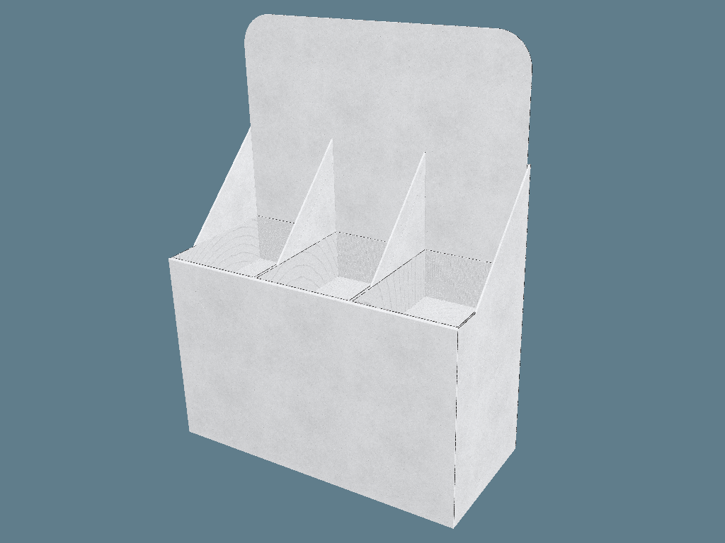 EVC62185 Single-Level Cell Display — Cell & Bin Displays 3D template by 1Displays