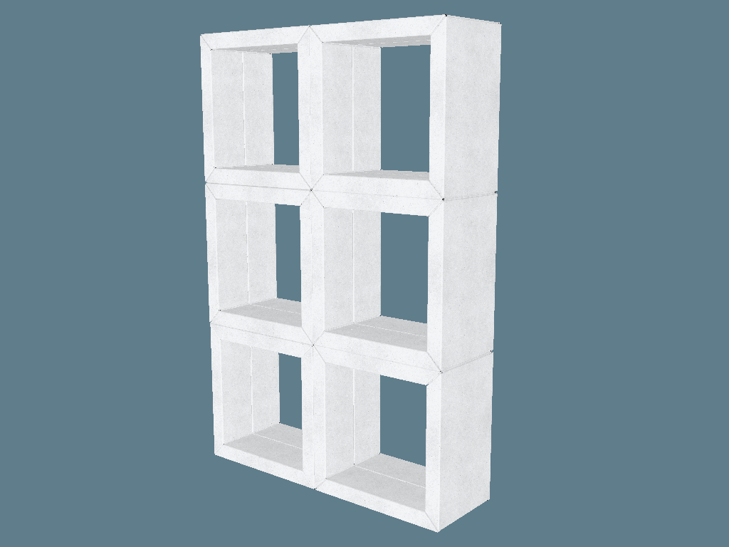EVC62820 Two Face Cell Wall — Walls, Arches & Booths 3D template by 1Displays