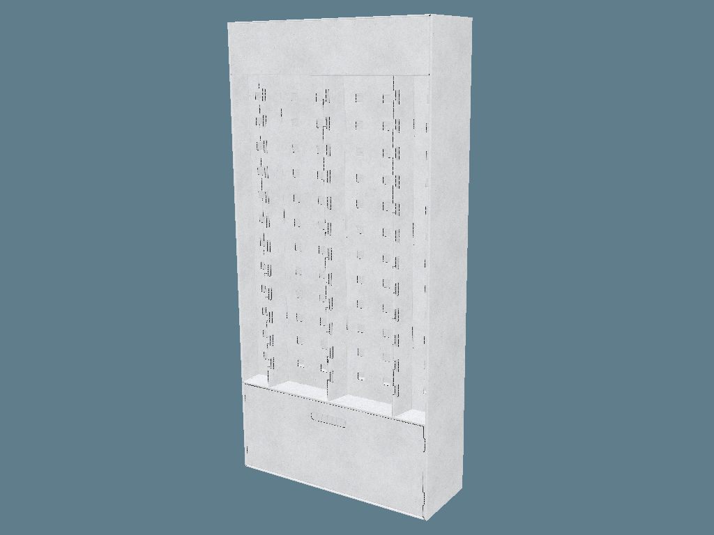 EVC62902 Glasses Display — Hook & Specialty Displays 3D template by 1Displays