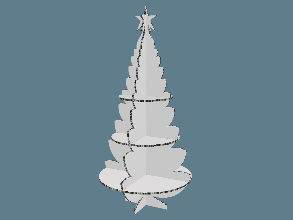 ICB10061 360 Christmas Tree — Floor Displays 3D template by 1Displays