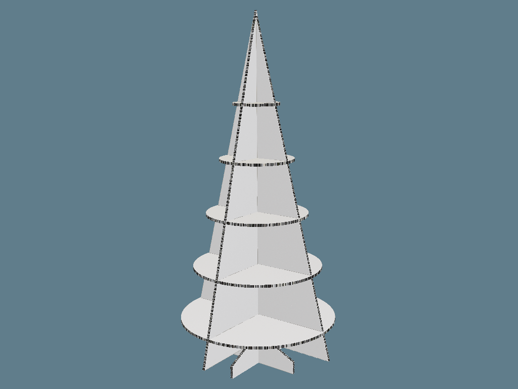 ICB10062 360 Christmas Tree — Floor Displays 3D template by 1Displays