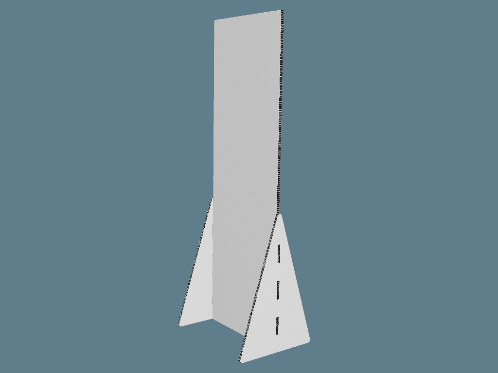ICB11020 Two Face Standee — Standees & Totems 3D template by 1Displays