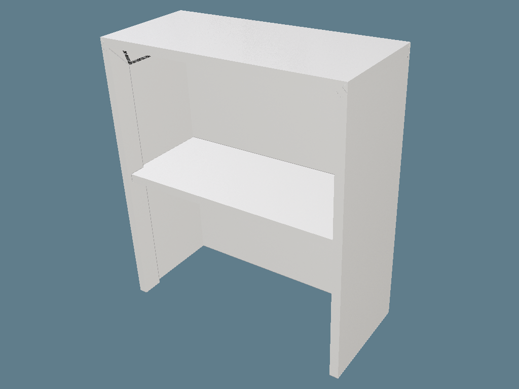 ICB20122 Promo C-Table — Cardboard Furniture 3D template by 1Displays