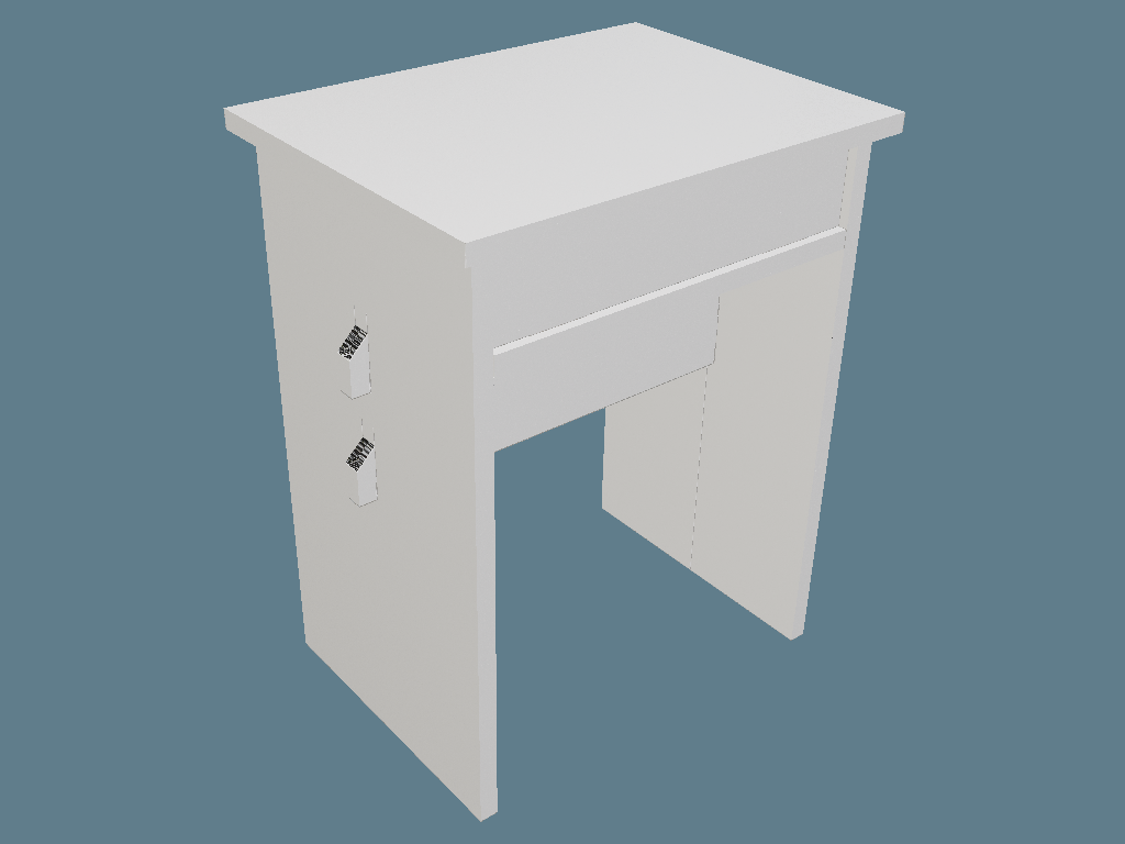 ICB20125 Promo Table — Cardboard Furniture 3D template by 1Displays