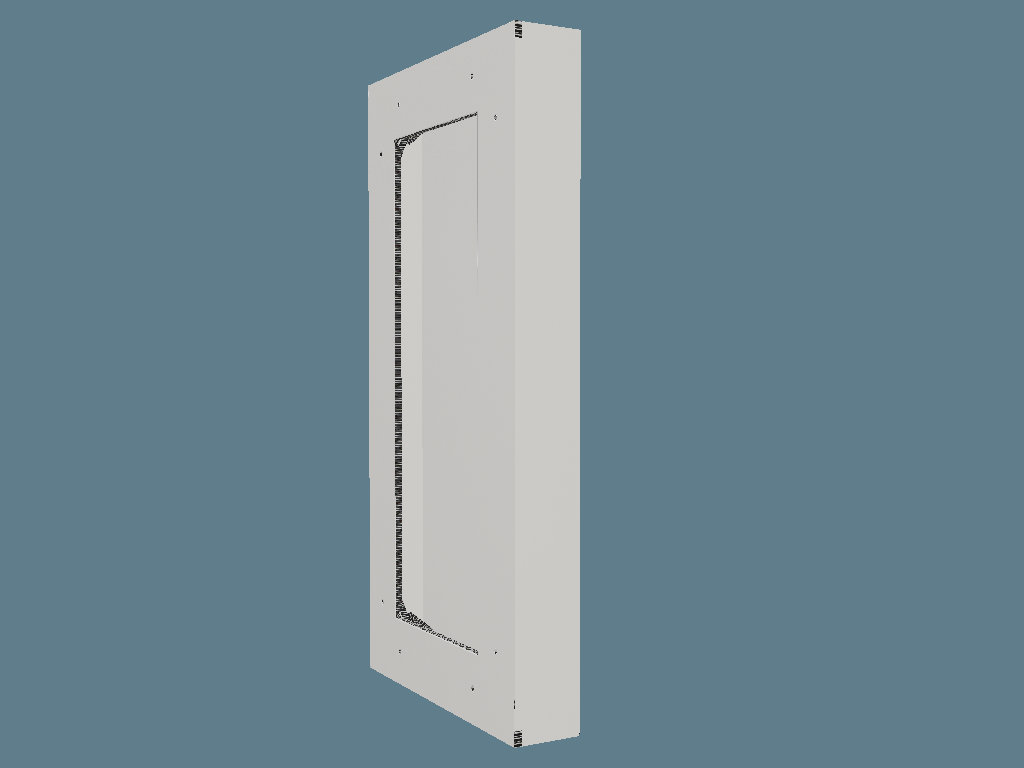 ICB20901 Self Locking Bulkhead — Cardboard Furniture 3D template by 1Displays