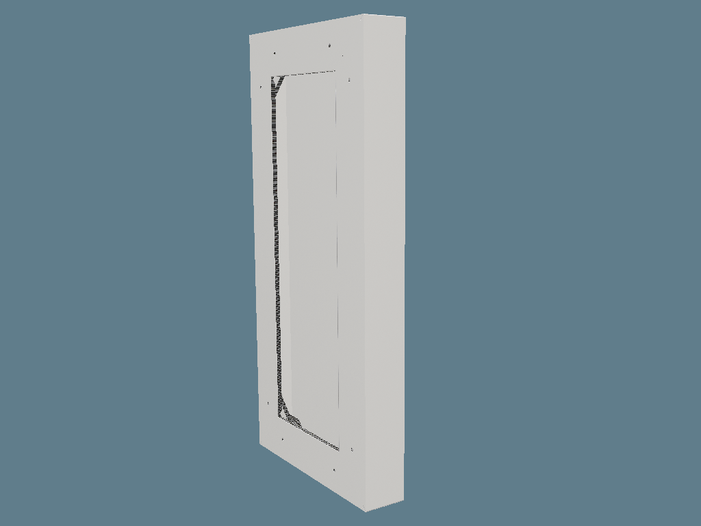 ICB20902 Self Locking Bulkhead — Cardboard Furniture 3D template by 1Displays