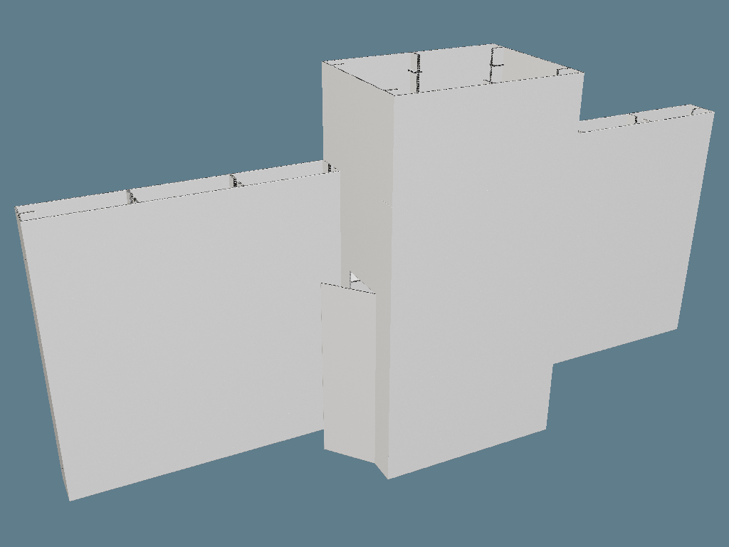 ICB40006 Booth — Walls, Arches & Booths 3D template by 1Displays