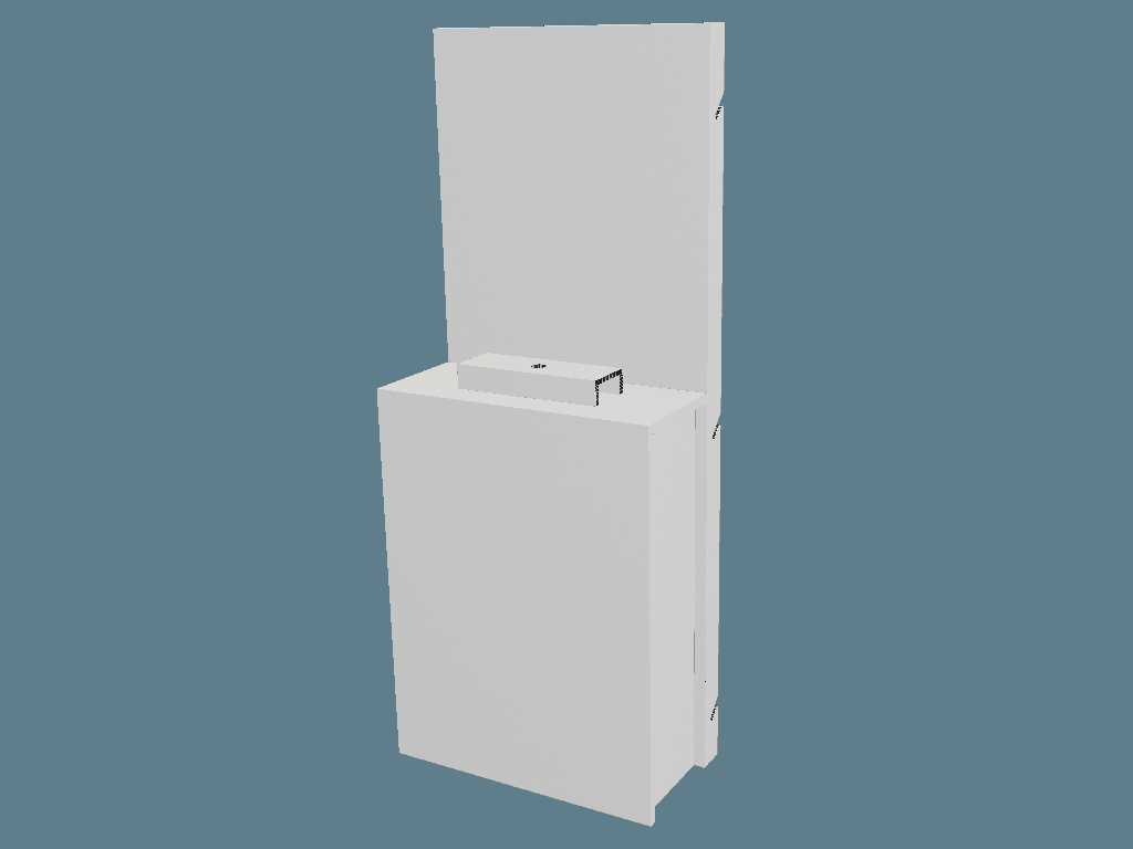 ICB40011 Glued TV Stand Module — Walls, Arches & Booths 3D template by 1Displays