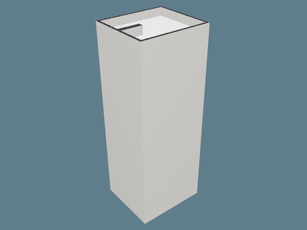 ICB40030 Column — Standees & Totems 3D template by 1Displays