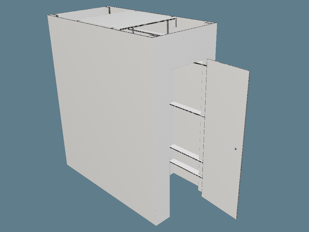 ICB40035 Storage Room — Walls, Arches & Booths 3D template by 1Displays