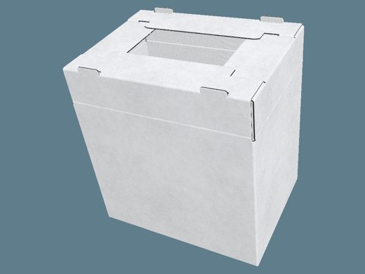 FEFCO 0818 Shelf-Ready Tray / Shipper 3D render