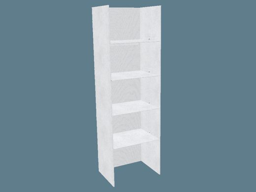 FEFCO 0830 Shelf-Ready Tray / Shipper 3D render