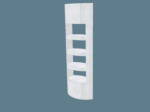 FEFCO 0845 Shelf-Ready Tray / Shipper 3D render