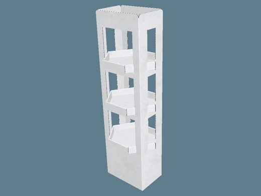 FEFCO 0846 Shelf-Ready Tray / Shipper 3D render