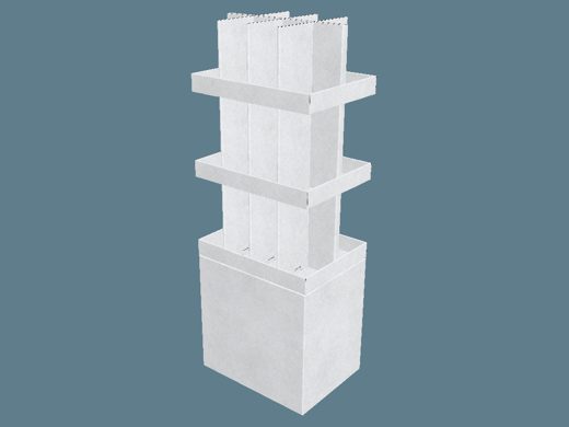 FEFCO 0848 Shelf-Ready Tray / Shipper 3D render
