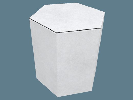 FEFCO 0850 Shelf-Ready Tray / Shipper 3D render