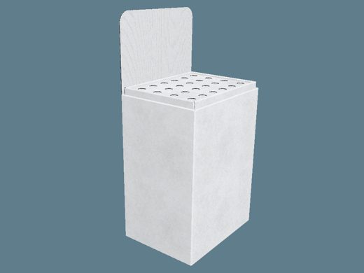FEFCO 0853 Shelf-Ready Tray / Shipper 3D render