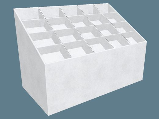 FEFCO 0854 Shelf-Ready Tray / Shipper 3D render