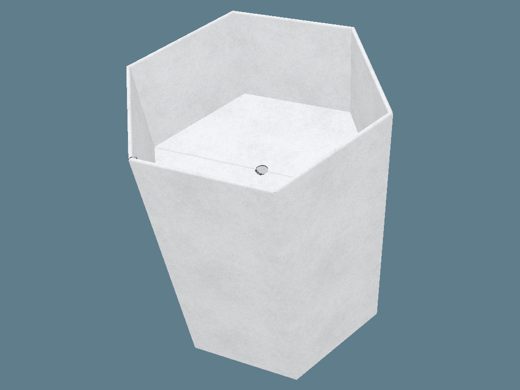 FEFCO 0860 Shelf-Ready Tray / Shipper 3D render