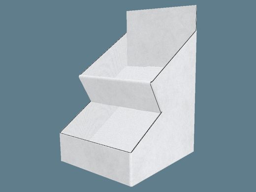 EVC61031 Two Shelf Display 3D render