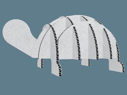 EVC61099 Turtle-Shaped Pencil Holder 3D render