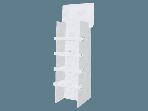 EVC62007 Multiple-Shelf Display 3D render