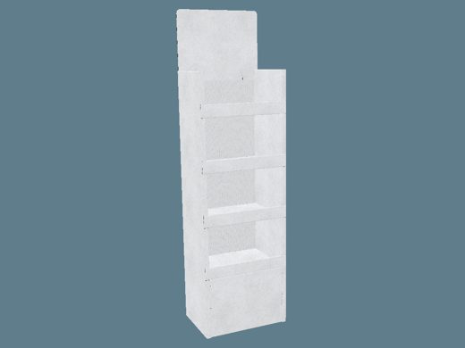 EVC62016 Multiple-Shelf Display 3D render
