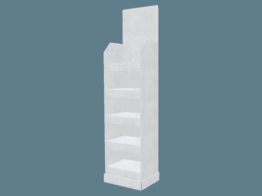 EVC62020_2 Shelf Display (Rear Wall) 3D render