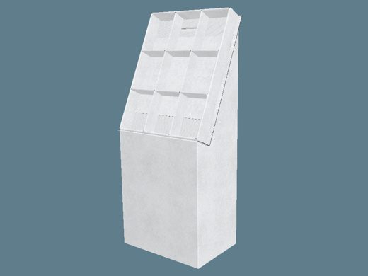 EVC62101_1 Slanted Cell Stand Display 3D render
