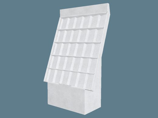 EVC62102 Slanted Cell Stand Display 3D render