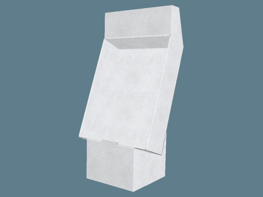 EVC62104 One-Tray Slanted Stand Display 3D render