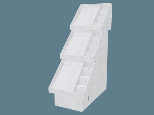 EVC62205 Three-Level Multiple-Step Display 3D render