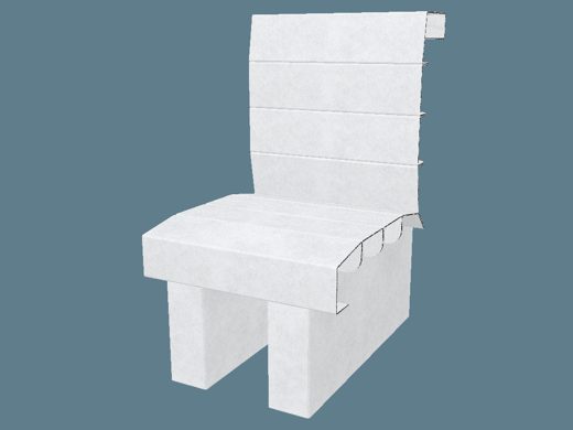 EVC80010 Chair 3D render