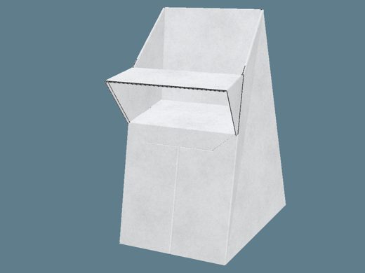 EVC80019 Baby High Chair 3D render