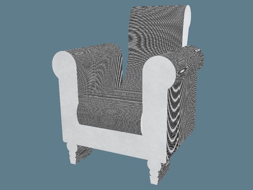 EVC80029 Armchair 3D render