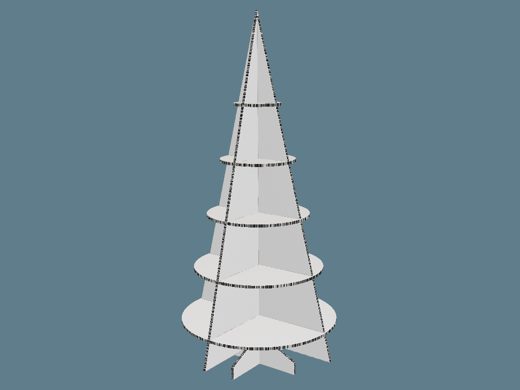 ICB10062 360 Christmas Tree 3D render