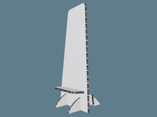 ICB11001 Standee 3D render