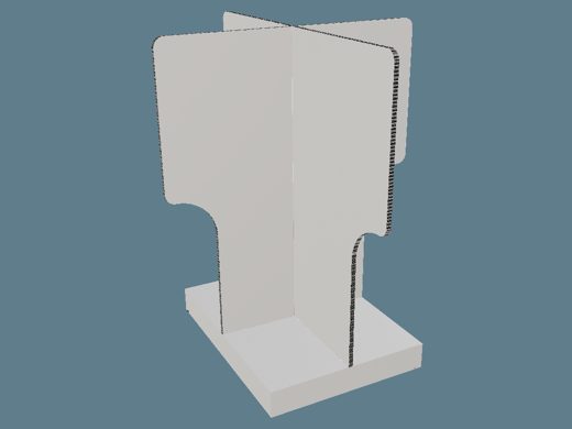 ICB11040 360 Standee 3D render