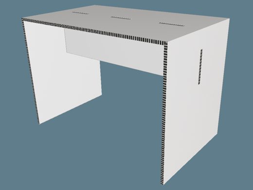ICB20001 Table Central Support Beam 3D render